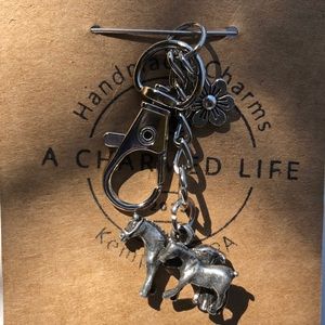 Silver Luggage Zipper Pull.